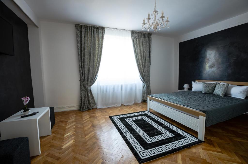 Krevet ili kreveti u jedinici u objektu White Spacious Apartment