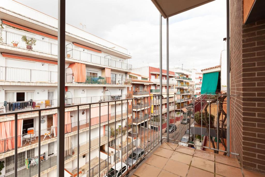 Balkon lub taras w obiekcie Apartment Beach Front Canet