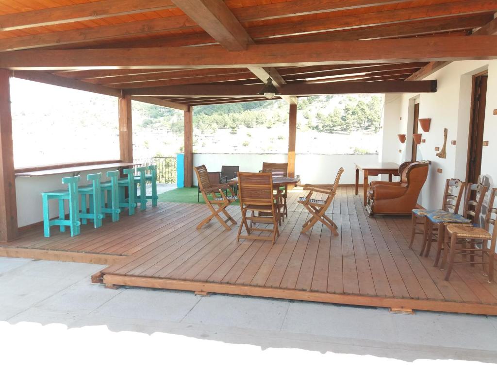 Balkón nebo terasa v ubytování B&B Bella Vista