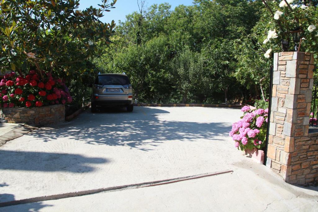 Zahrada ubytování Guesthouse Xenioti
