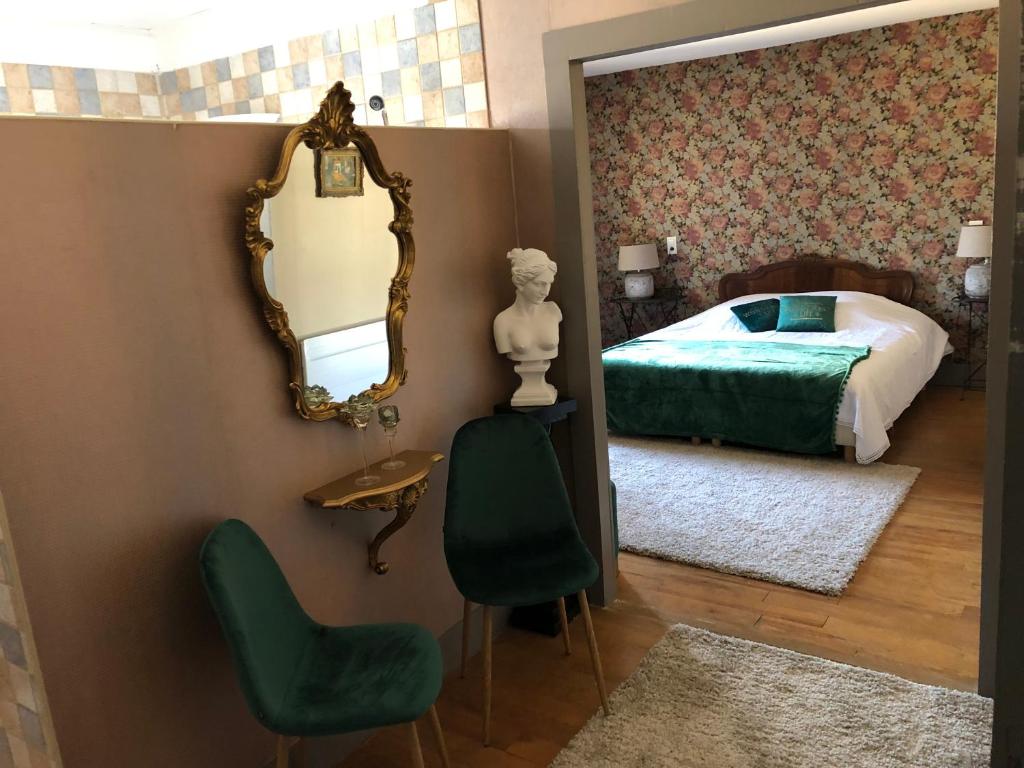 Chateau Saint Claude an der Saone - Deluxe Double Room With Castle View