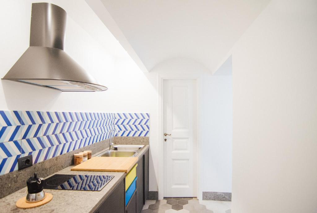 Kuchyňa alebo kuchynka v ubytovaní La Concha Suites