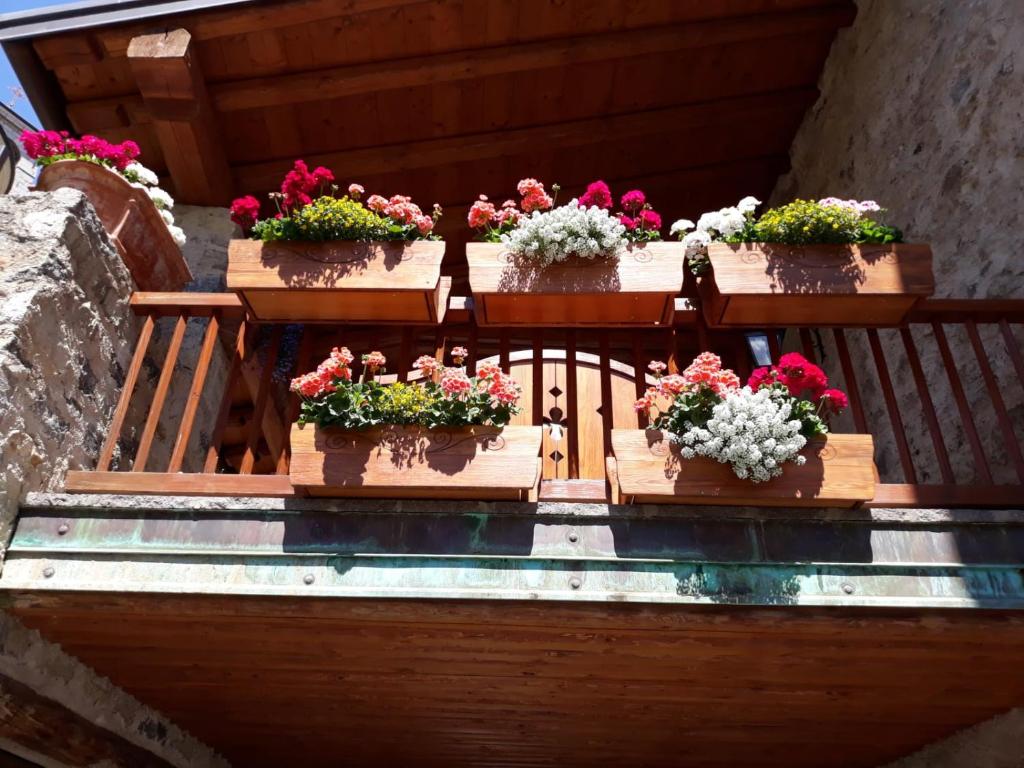 Balkón nebo terasa v ubytování L’Invólt Mountain Lodge