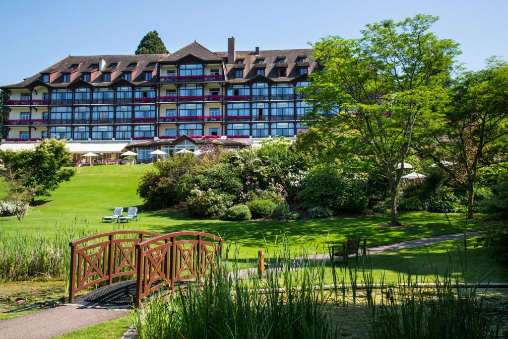 Zahrada ubytování Hôtel Ermitage