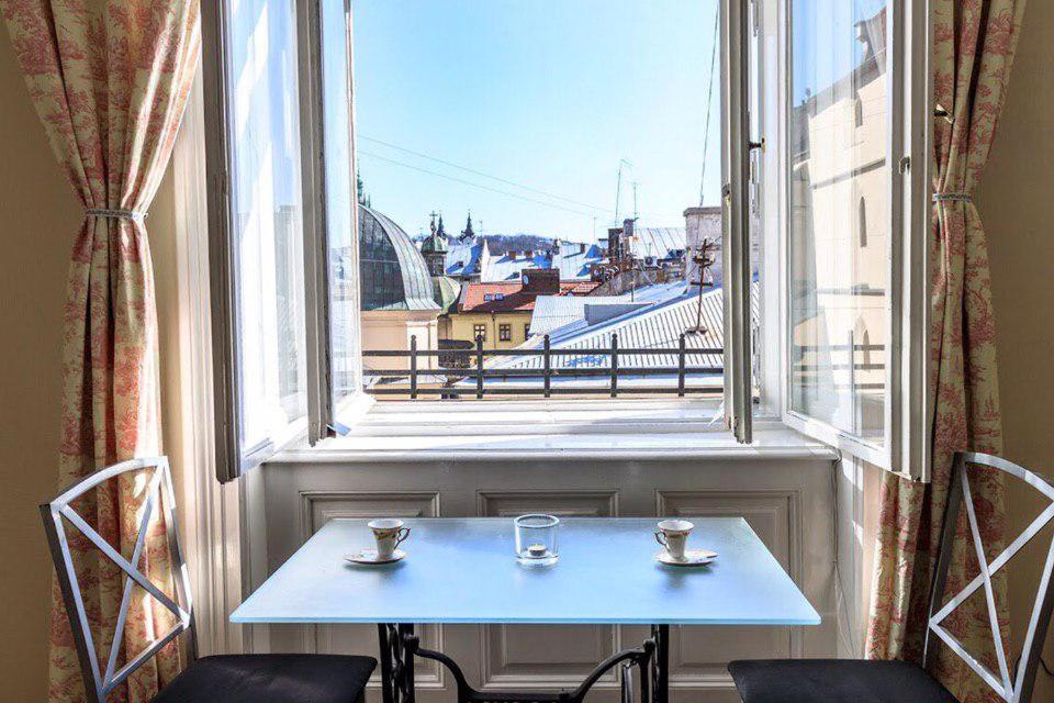 Μπαλκόνι ή βεράντα στο Апартаменти на Театральній