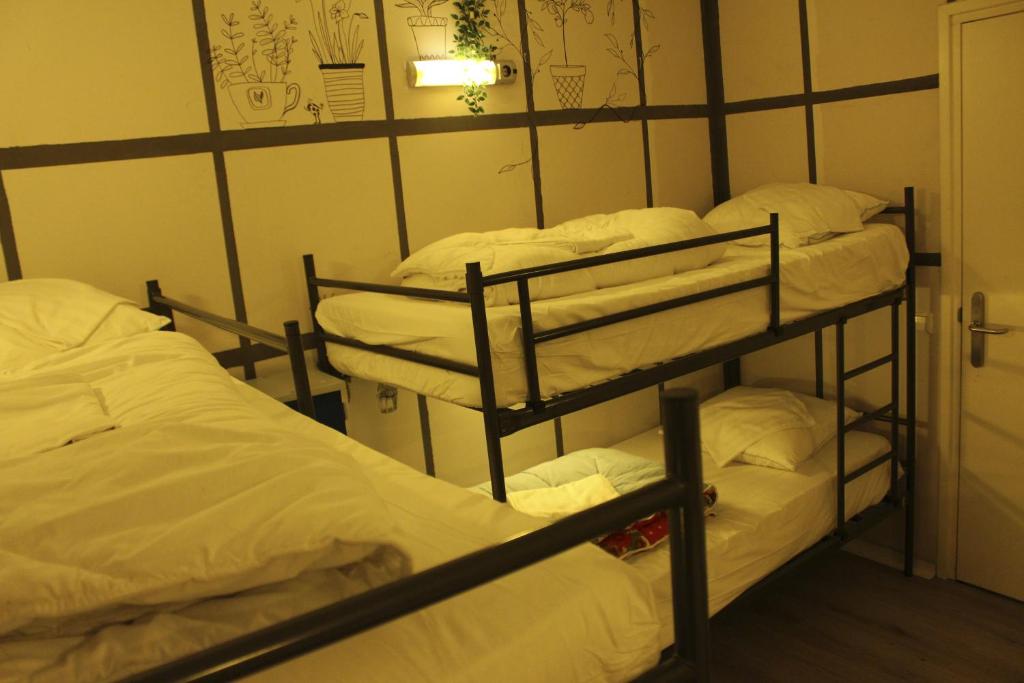Postel nebo postele na pokoji v ubytování Hostel The Golden Stork