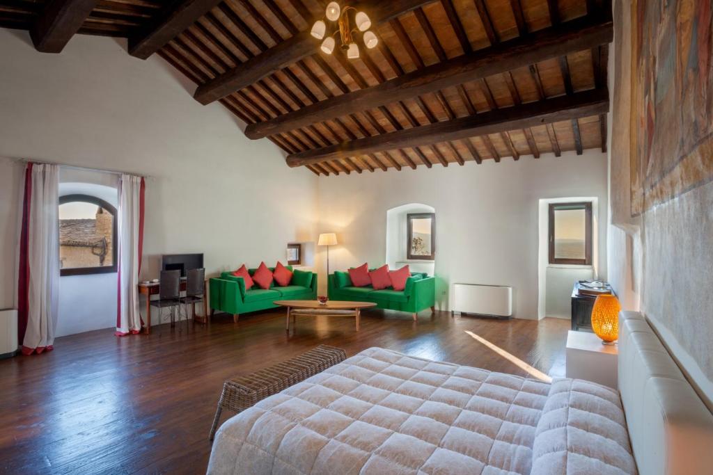 Posezení v ubytování Il Castello di Campello