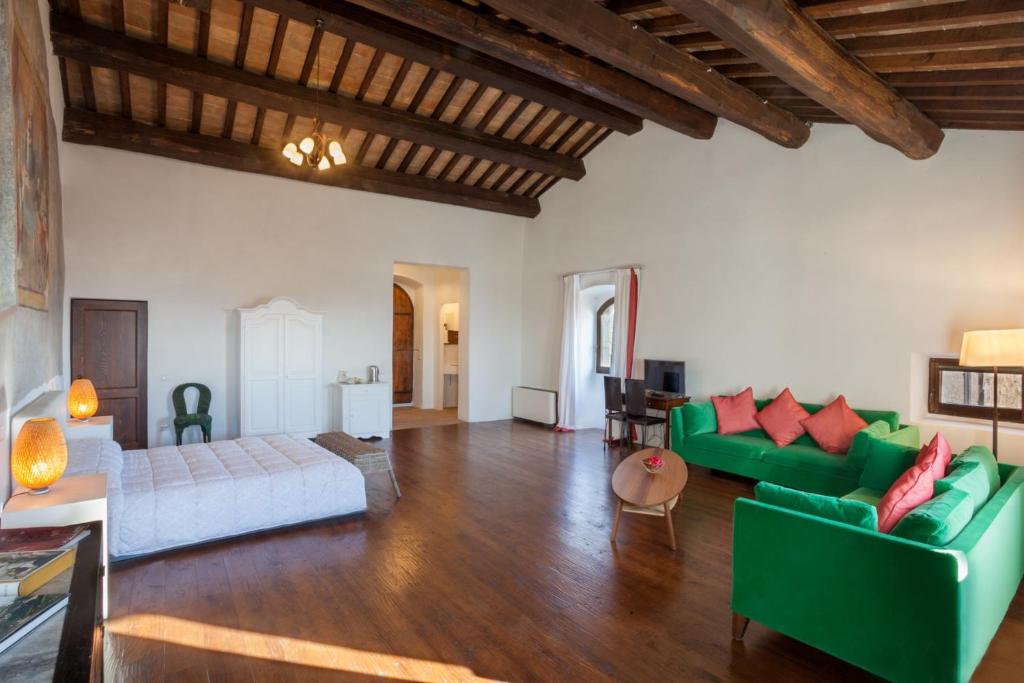 Postel nebo postele na pokoji v ubytování Il Castello di Campello