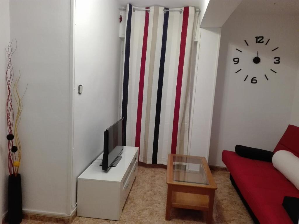 Televízia a/alebo spoločenská miestnosť v ubytovaní UN ESPACIO DONDE CREAR GRANDES RECUERDOS
