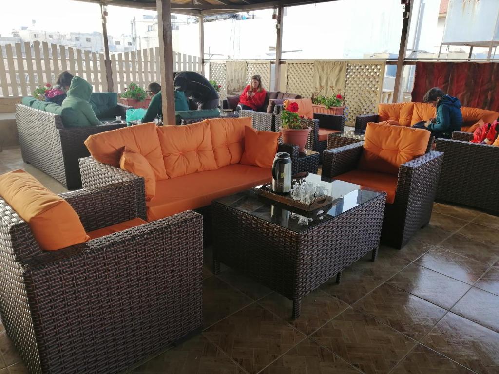Posezení v ubytování Madaba Hotel