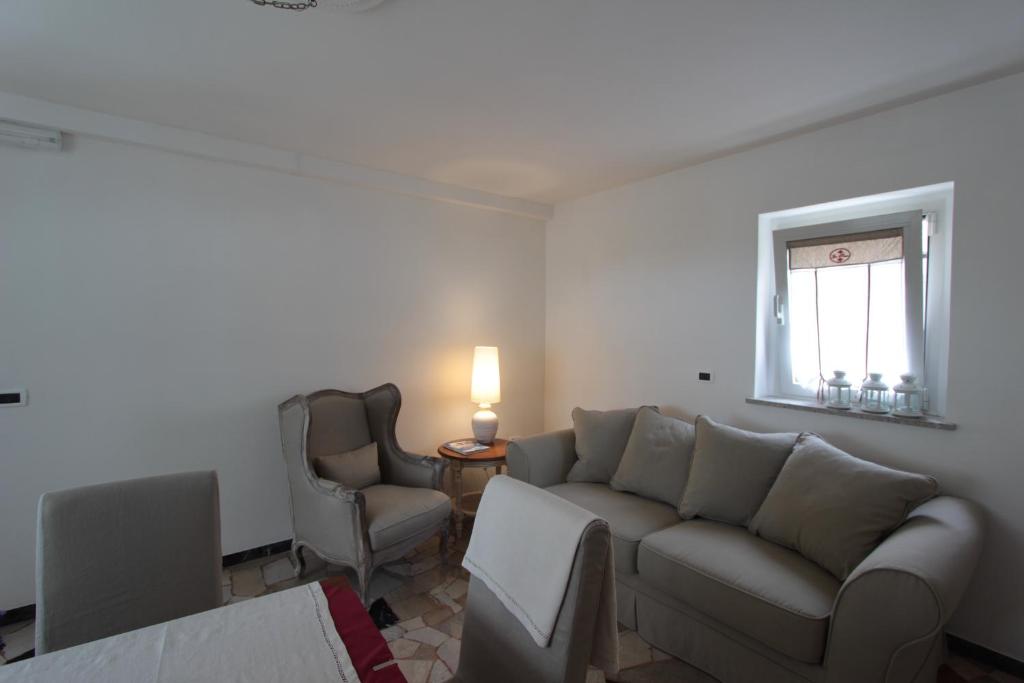 Posezení v ubytování B&B Marina