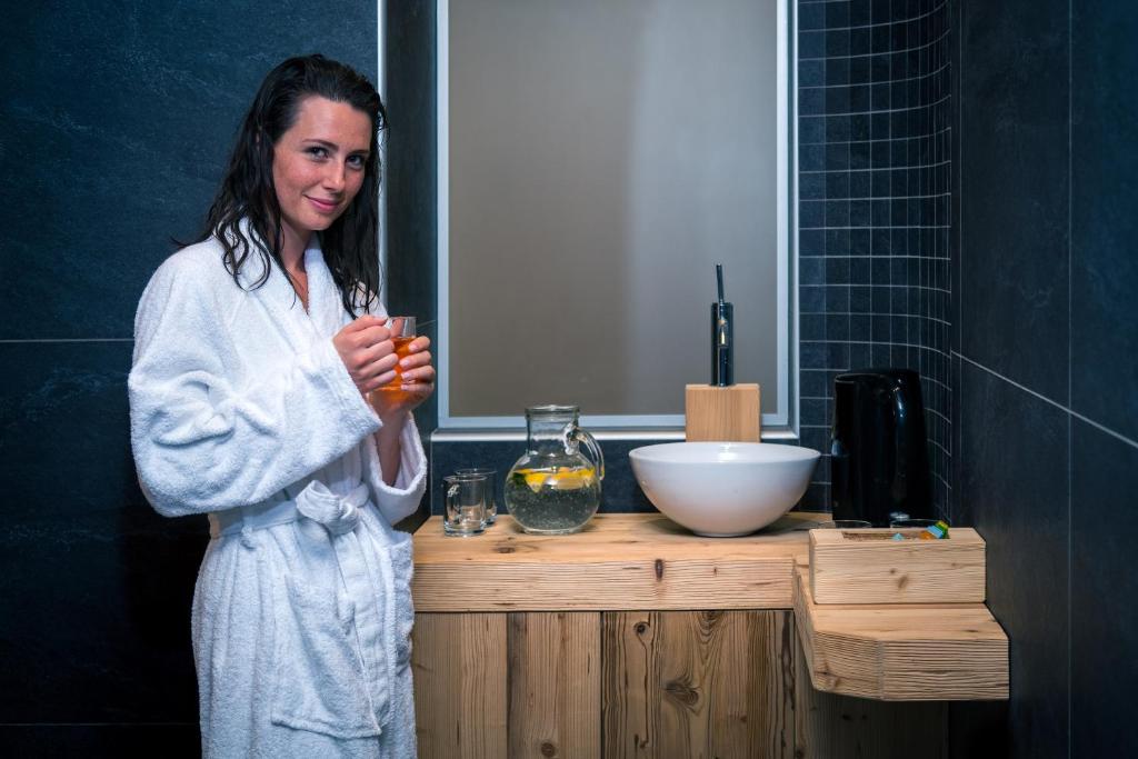Nápoje v ubytování Albergo Moderno & Spa