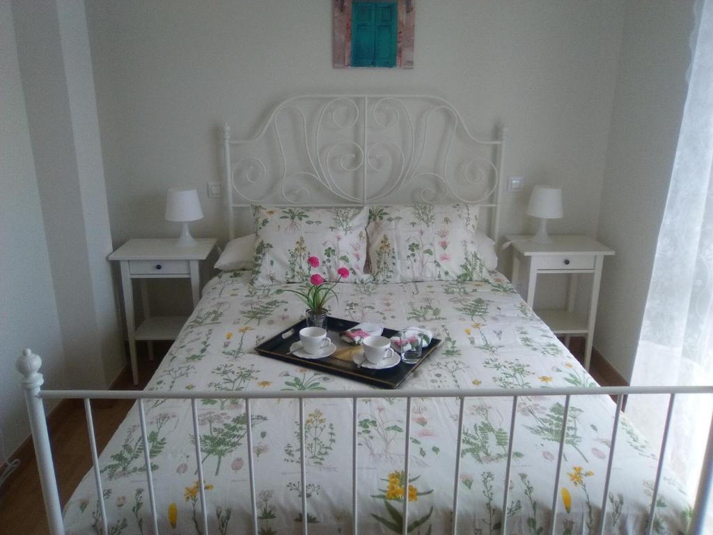 Postel nebo postele na pokoji v ubytování El Chalet Rosso