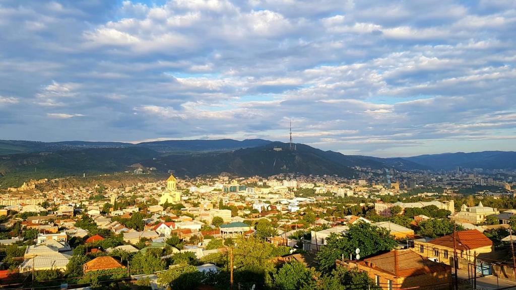 Nespecifikovaný výhled na hory nebo výhled na hory při pohledu z bed and breakfast