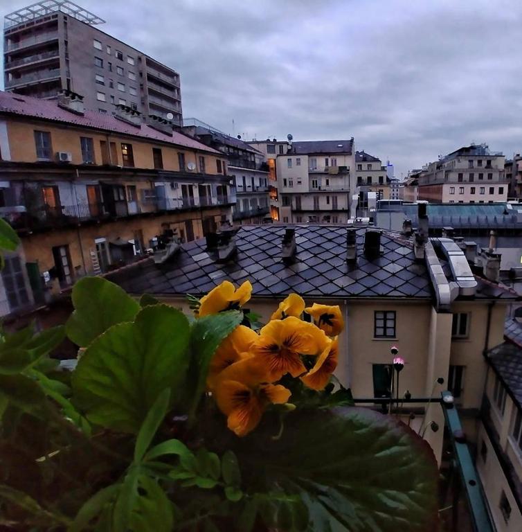 Výhľad na mesto Turín alebo výhľad na mesto priamo z hostela
