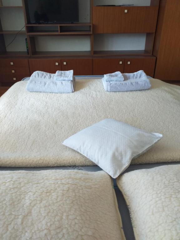Postel nebo postele na pokoji v ubytování APARTMENT PRIMČEVA