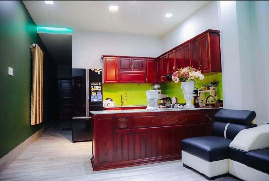 Kuchyň nebo kuchyňský kout v ubytování Cozy furnished apartment in Phan Thiet city center