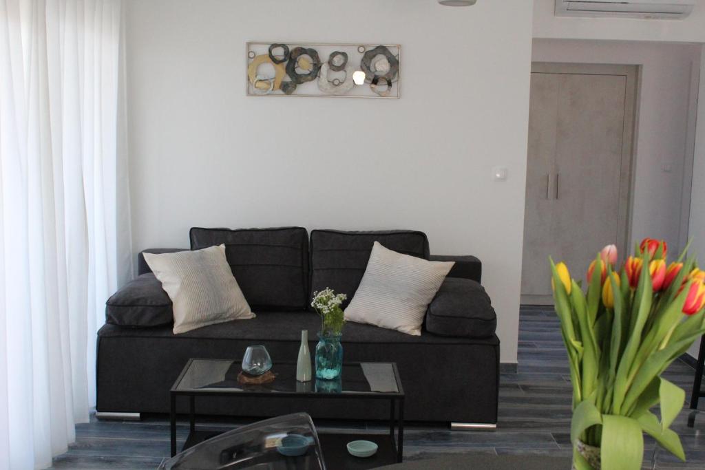 Część wypoczynkowa w obiekcie Maristo Apartments