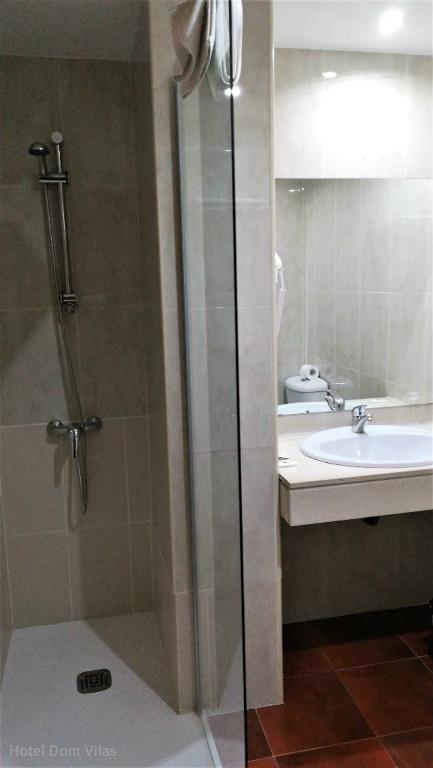 Koupelna v ubytování Hotel Dom Vilas