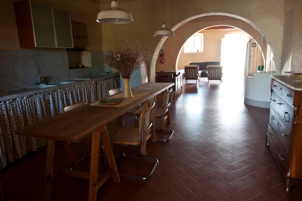 Kuchyň nebo kuchyňský kout v ubytování B&B Glicine e Luna