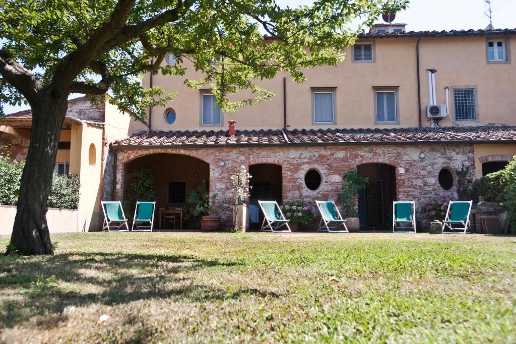 Zahrada ubytování B&B Glicine e Luna