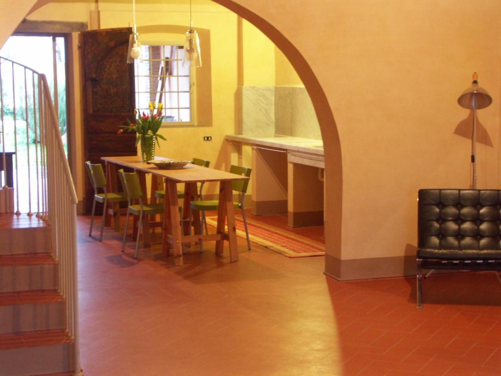 Posezení v ubytování B&B Glicine e Luna