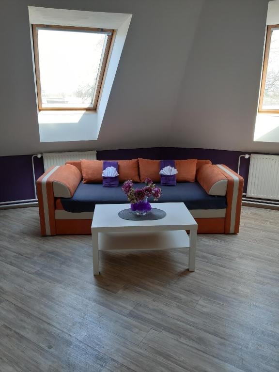 Posezení v ubytování Útulný apartmán