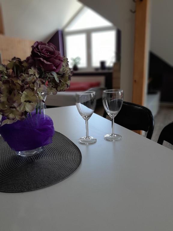 Posezení v ubytování Útulný apartmán