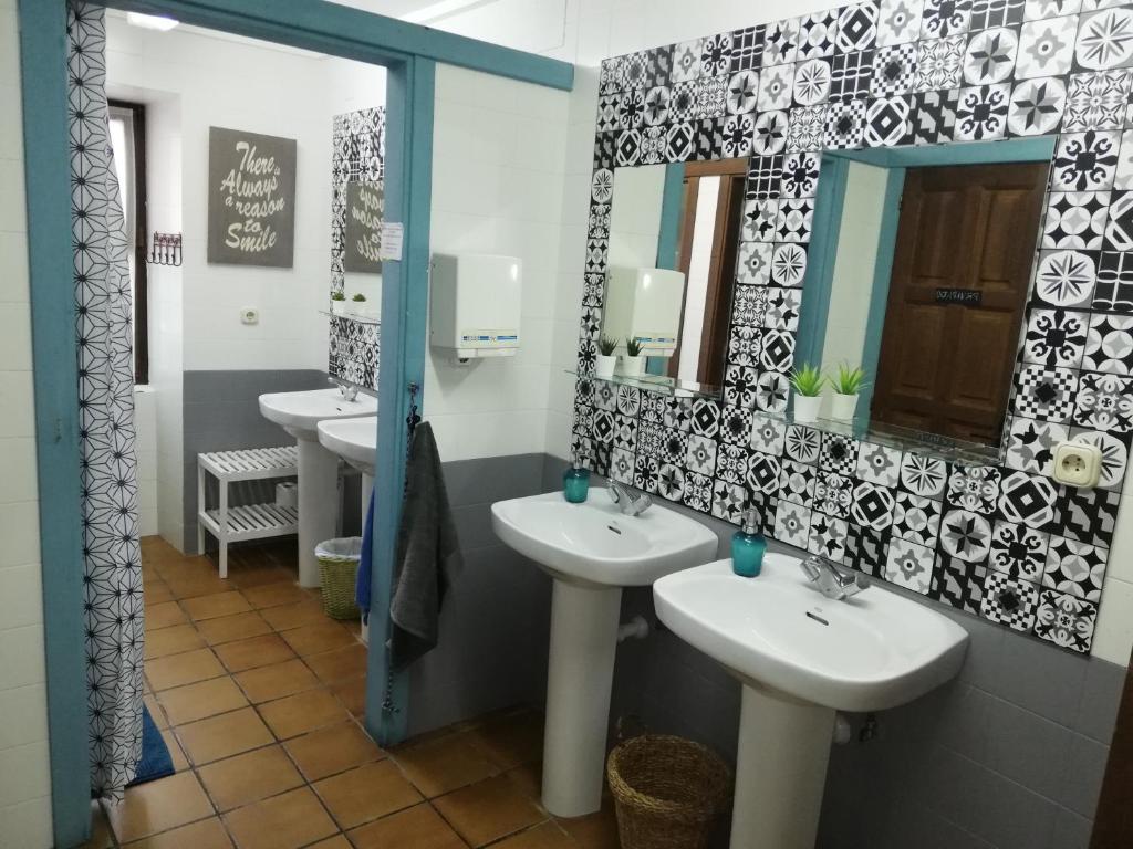 Koupelna v ubytování Refugio La Ardilla Real