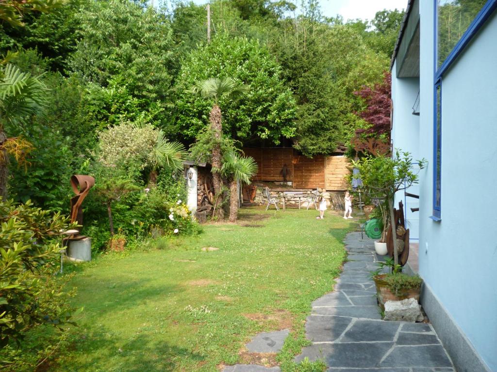 Zahrada ubytování Casa Aline