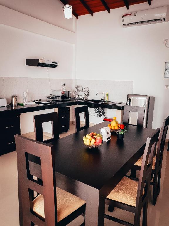 Kuchyň nebo kuchyňský kout v ubytování Amber House Lanka