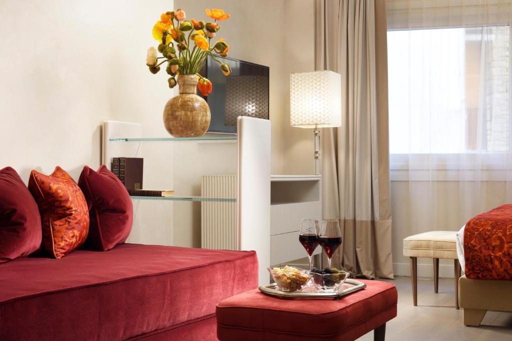 Posezení v ubytování Ponte Vecchio Suites & Spa