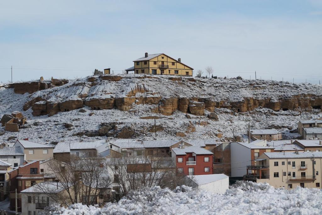 Casa Rural Atalaya House during the winter