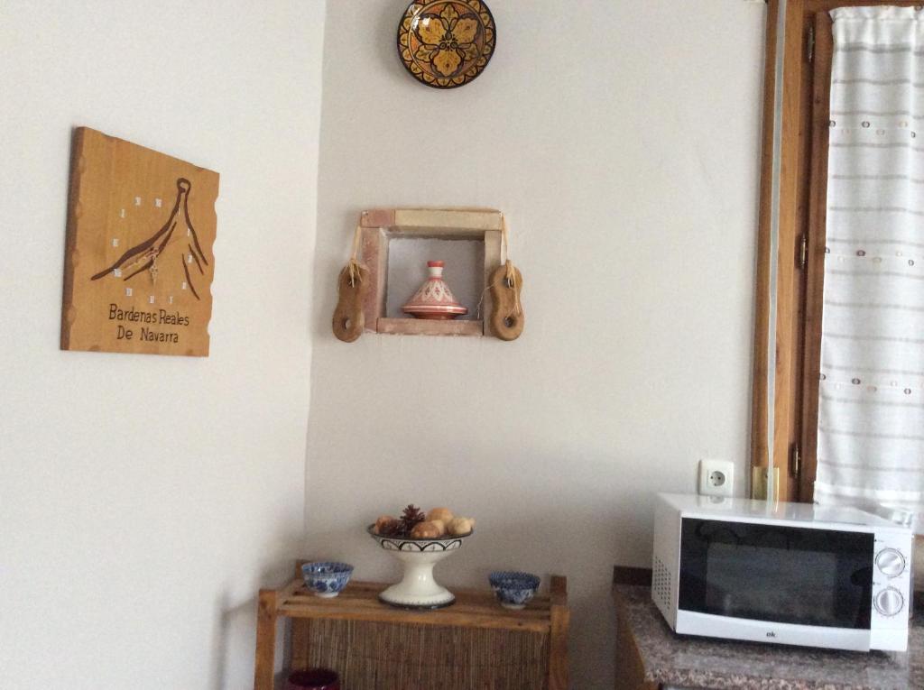 TV a/nebo společenská místnost v ubytování Apartamento Rural Castildetierra
