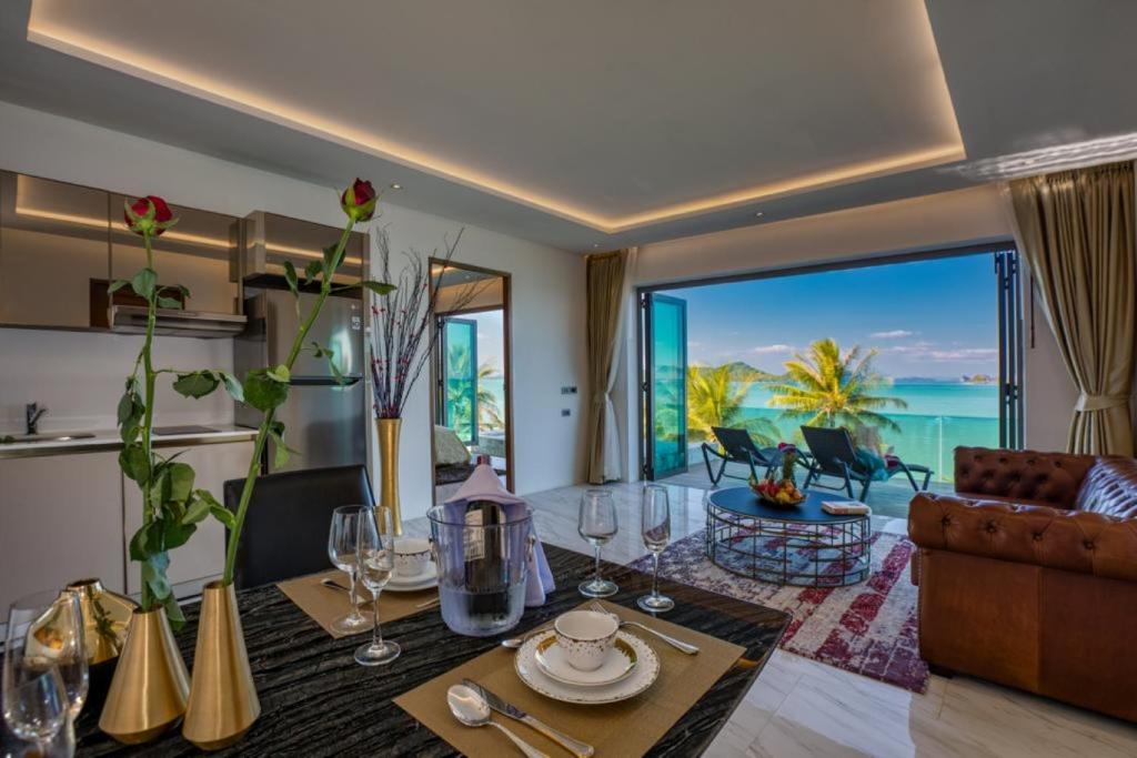 Posezení v ubytování Saengsuree Villas Koh Yao Yai