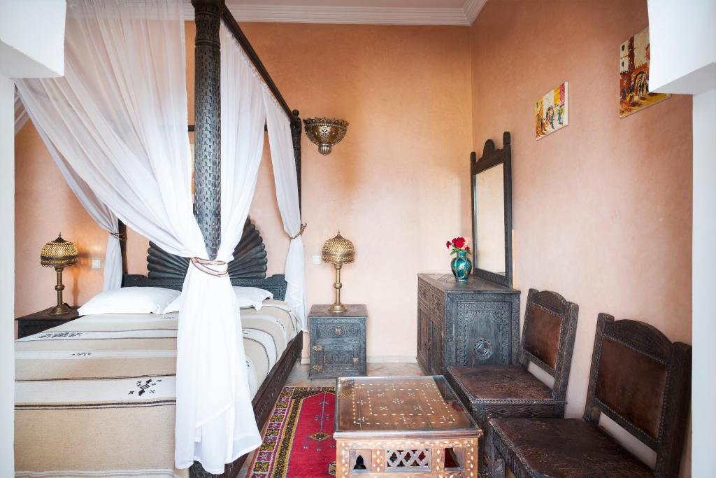 Posezení v ubytování Riad Sofia