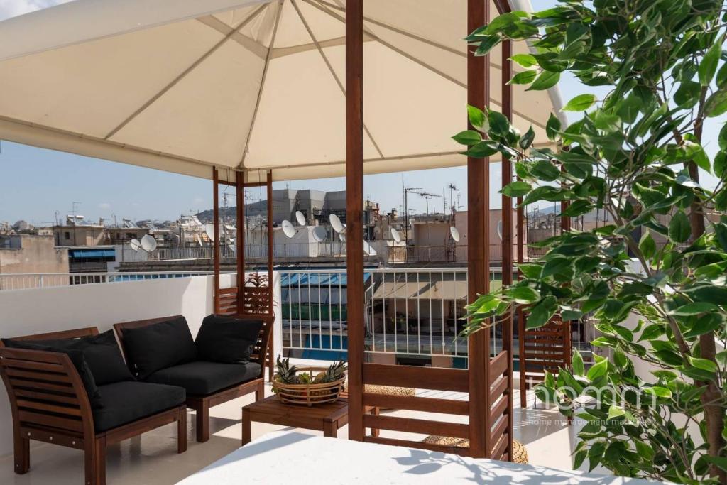 126m² homm Penthouse, Amazing Acropolis View,9 ppl