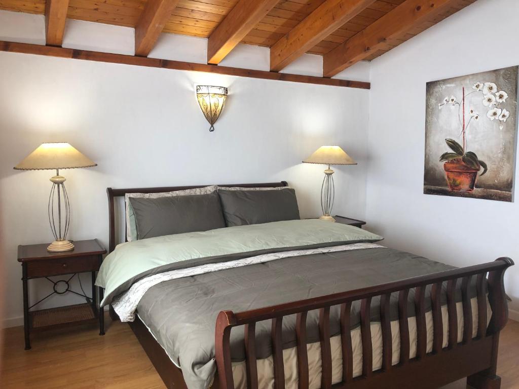 Postel nebo postele na pokoji v ubytování Finca Can Alba