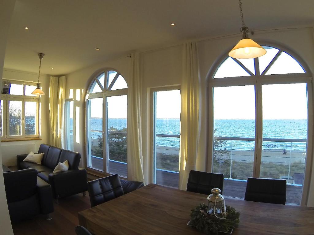 Posezení v ubytování Strandhuus - Urlaub aan de Ostsee