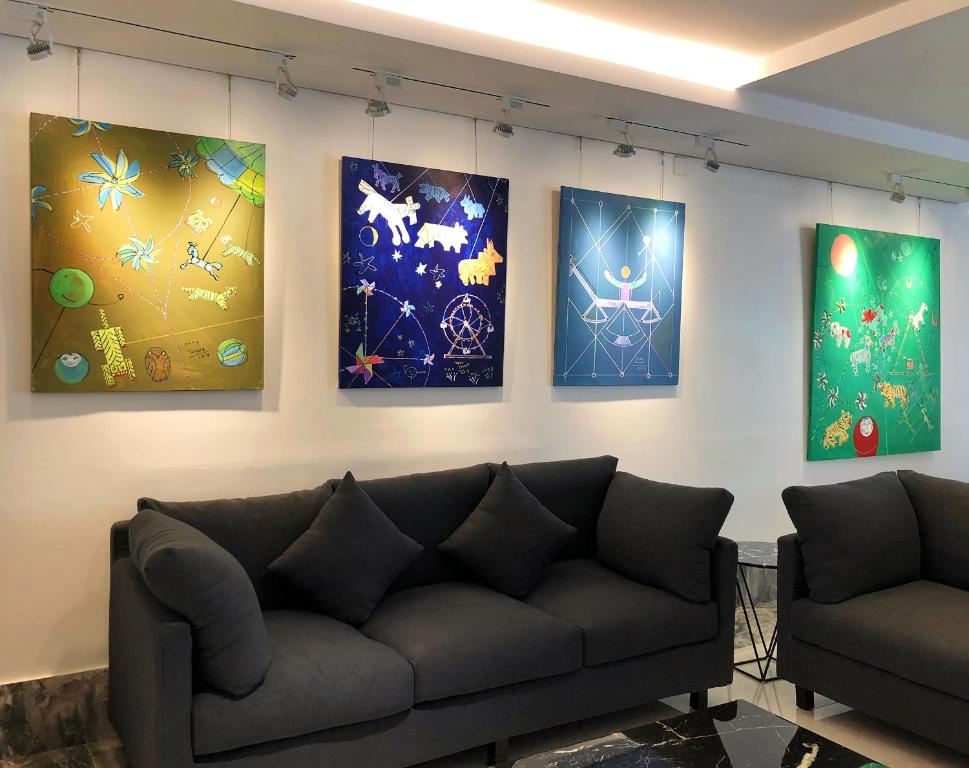 Area soggiorno di K.C Hotel