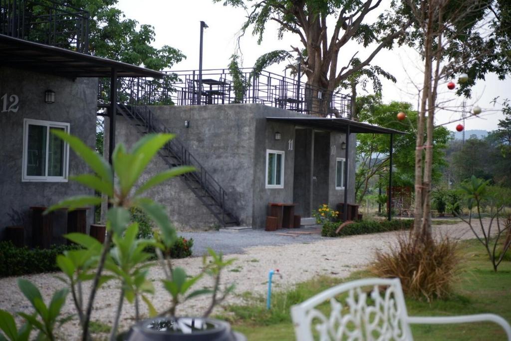 Zahrada ubytování 4 Corner Khaoyai