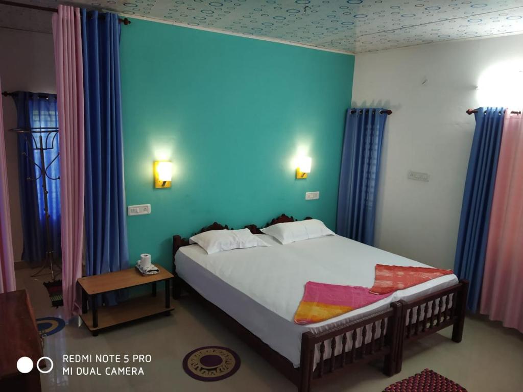 Postel nebo postele na pokoji v ubytování Munroe Coconut Homestay