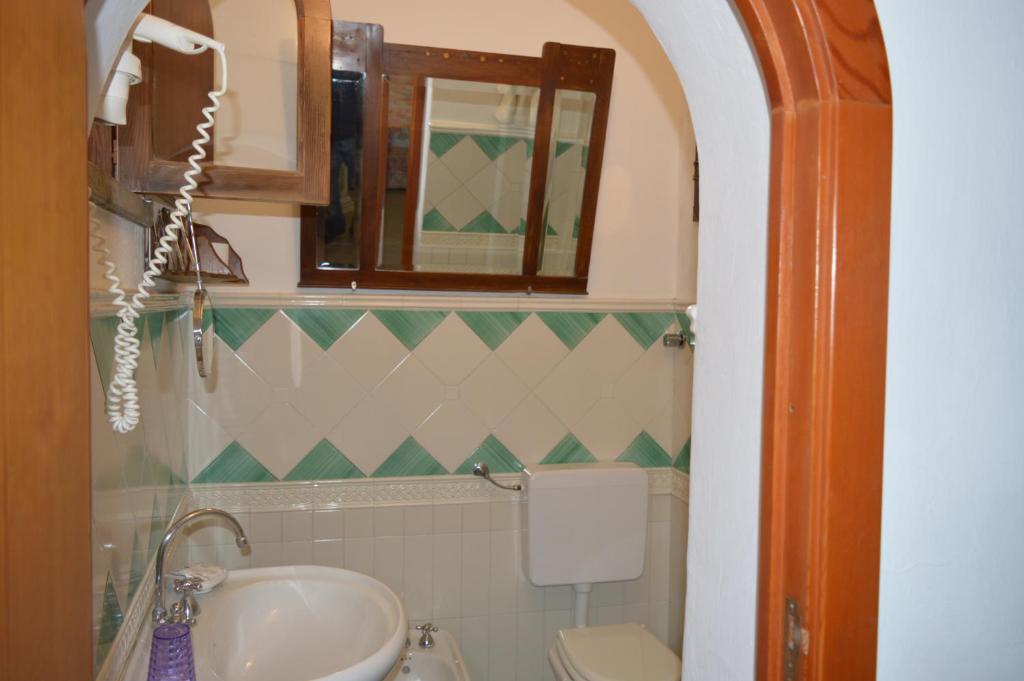 Koupelna v ubytování B&B Il Giardino Segreto