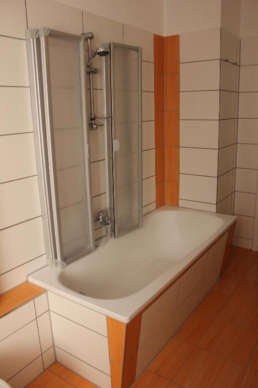 Koupelna v ubytování Ferienwohnung in Döbeln