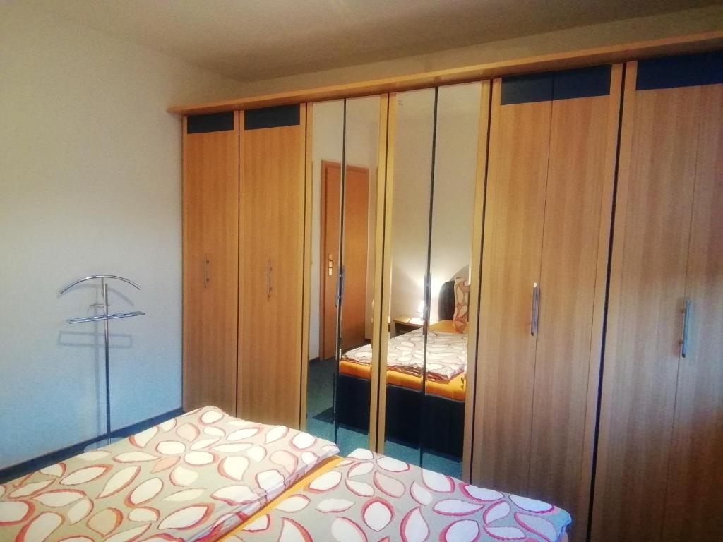 Postel nebo postele na pokoji v ubytování Apartments Achterblick