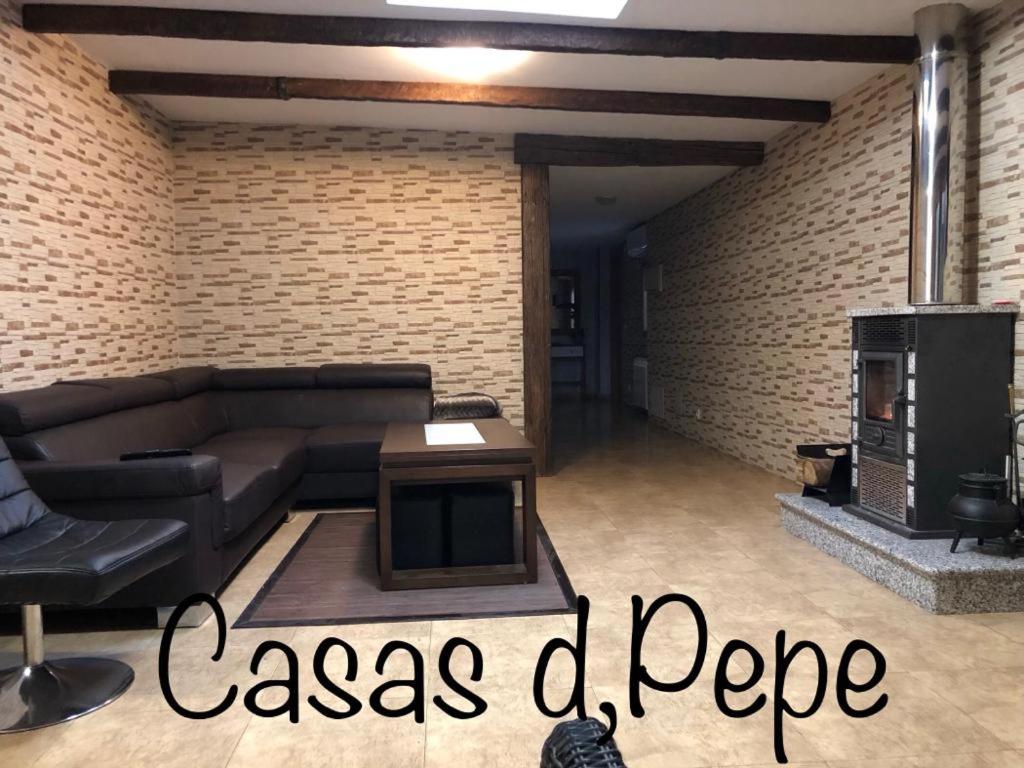 Posezení v ubytování CASA D´PEPE