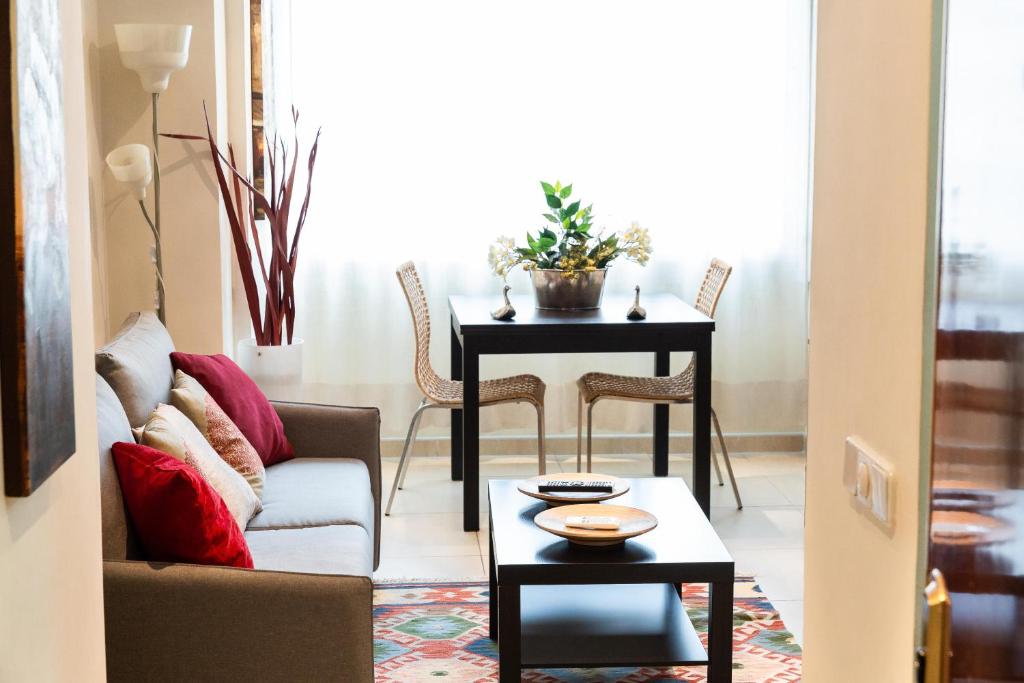 Posezení v ubytování Apartamentos Duque