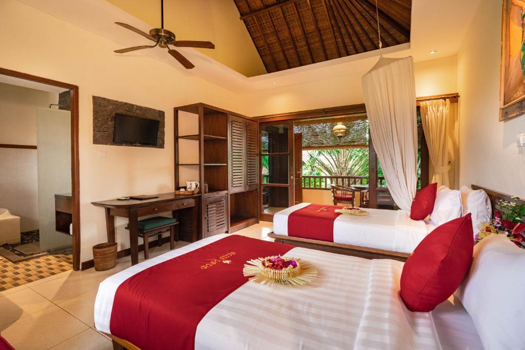 Bliss Ubud Spa Resort - Deluxe Rice-Field Room