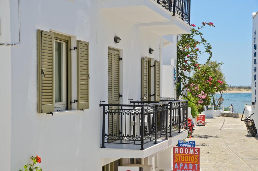 Balkon oz. terasa v nastanitvi Soula Naxos