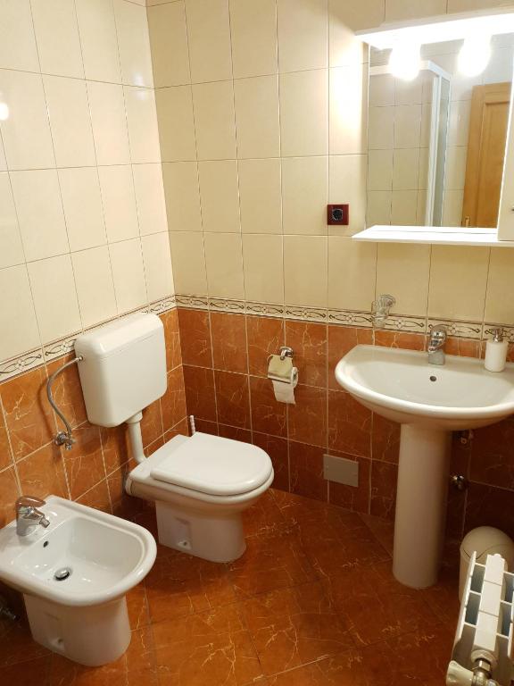 Koupelna v ubytování Apartman Miramare